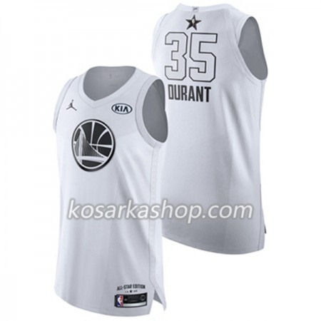 Dres Golden State Warriors Kevin Durant 35 2018 All Star Jordan Brand Bijela Swingman